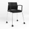 Стілець для відвідувачів Новий Стиль REWIND PLAST PLUS COMBI ARM BLACK RMH (BOX-1) ZT-25 (Чорний) (NWS-129117)