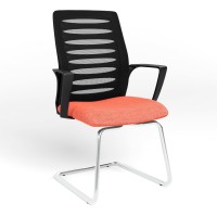 Конференционное кресло Новый Стиль WEBSTAR CF CHROME-BLACK OH-5 C-84 (Пудрая розовая) (NWS-129917)