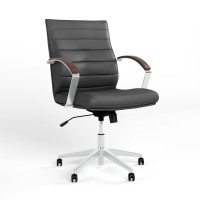 Крісло офісне поворотне Новий Стиль IRIS STEEL LB TILT AL70 ECO-30 (Чорний) (NWS-126301)