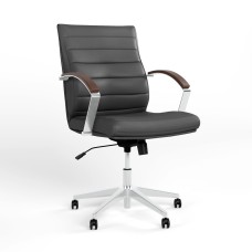 Крісло офісне поворотне Новий Стиль IRIS STEEL LB TILT AL70 ECO-30 (Чорний) (NWS-126301)