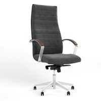 Крісло офісне поворотне Новий Стиль IRIS STEEL MPD AL70 SORO-95 (Темно-сірий) (NWS-126291)