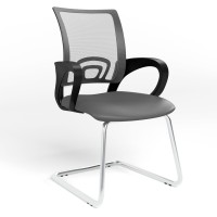 Офисное кресло Новый Стиль NETWORK CF CHROME OH-14 V-2 (Серый) (NWS-121562)