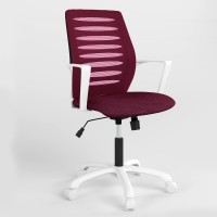Крісло офісне поворотне Новий Стиль WEBSTAR WHITE GTP TILT PW62 Р OH-4 C-29 (Вишневий) (NWS-125004)