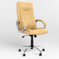 Крісло офісне поворотне Новий Стиль ELLY ANYFIX CHR68 ECO-01 (Бежевий) (NWS-126665)