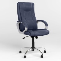 Кресло офисное поворотное Новый Стиль ELLY ANYFIX CHR68 ECO-22 (Синий) (NWS-126675)