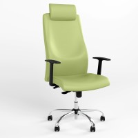 Кресло офисное поворотное Новый Стиль SOLO UP R HR STEEL WA ST CHR68 ECO-45 (фисташковой) (NWS-127045)