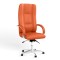 Крісло офісне поворотне Новий Стиль STAR STEEL CHROME ANYFIX AL68 ECO-72 (Помаранчевий) (NWS-126805)