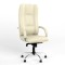 Крісло офісне поворотне Новий Стиль STAR STEEL CHROME (COMFORT) ECO-07 (Світло-бежевий) (NWS-126745)