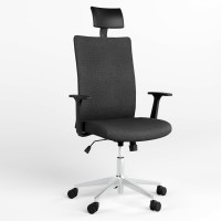 Кресло офисное поворотное Новый Стиль AIR R NET HR LUM CHROME SL AL70 ZT-24 (графитовый) (NWS-125177)