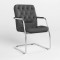 Конференційне крісло Новий Стиль CHESTER STEEL CF LB CHROME ECO-30 (Чорний) (NWS-125587)