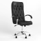 Крісло поворотне CUBA STEEL CHROME ANYFIX CHR68 ECO-30 (Чорний) (NWS-125487)