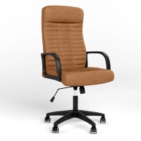 Крісло керівника поворотне Новий Стиль DIRECTOR TILT PL62 ECO-13 (Коричневий) (NWS-125897)