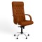 Крісло офісне поворотне Новий Стиль FIDEL STEEL CHROME (COMFORT) LE-I (Охра) (NWS-125957)