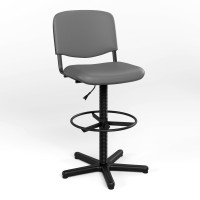 Крісло офісне поворотне Новий Стиль ISO GTS RING BASE STOPKI PM64 V-2 (Сірий) (NWS-132077)