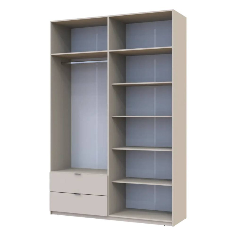 Шафа розпашна з антресоллю Doros Лукас 180х50х240 см Кашемір (DRS-011621)