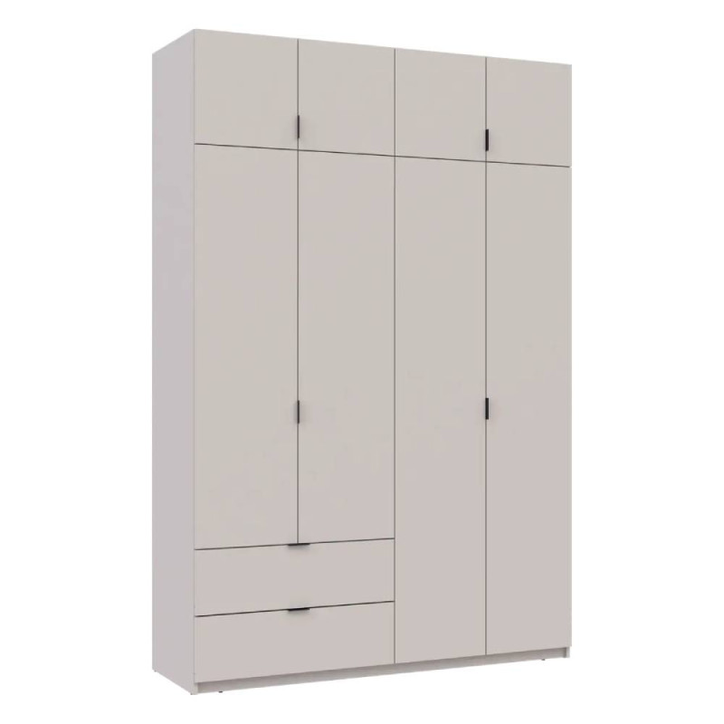 Шафа розпашна з антресоллю Doros Лукас 180х50х240 см Кашемір (DRS-011621)