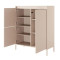 Комод високий Perfect Home Senso 3D 123,4x103,5x39,5 Бежевий (PFH-091106)