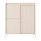 Комод високий Perfect Home Senso 3D 123,4x103,5x39,5 Бежевий (PFH-091106)
