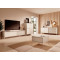 Комод високий Perfect Home Senso 3D 123,4x103,5x39,5 Бежевий (PFH-091106)