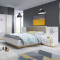 Тумби приліжкові 2 шт з двома шухлядами Perfect Home Marco 2S 102x60x38,4 Білий/Білий глянець/Дуб грандсон (PFH-091049)
