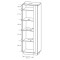 Вітрина висока у вітальню Perfect Home Marco 1D1W/60 193,5х60х40 Білий/Білий глянець/Дуб грандсон (PFH-091029)
