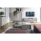 Комод з телескопічними напрямними Perfect Home Nova KSZ104 2D2S 104x63x39 Сірий (чорні ніжки) (PFH-091218)