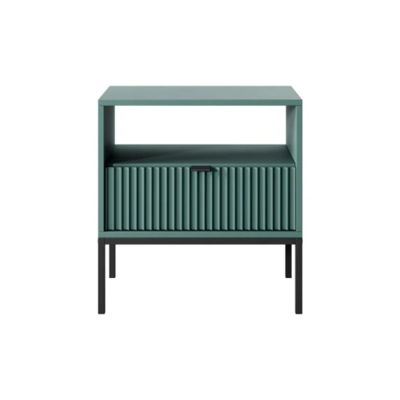 Тумба приліжкова Perfect Home Nova з 1 шухлядою і чорними ніжками S54 54х56х39 см Лабрадор (PFH-091504)