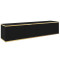 Тумба під телевізор навісна Perfect Home Oro RTV135 MDF 2D 135х30х32 Чорний (PFH-091355)