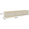 Тумба під телевізор навісна Perfect Home Oro RTV175 MDF 3D 175х30х32 Бежевий (PFH-091366)