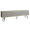 Тумба під телевізор Perfect Home Oro RTV175 MDF 3D 175х53х32 Сірий (чорні ніжки) (PFH-091344)