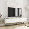 Тумба під телевізор Perfect Home Oro RTV175 3D 175х53х32 Білий (чорні ніжки) (PFH-091336)