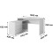 Офісний стіл Perfect Home Teo 3S/138 138,2х76х50,4 Білий (PFH-091165)