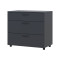 Комод Doros Торн Антрацит 3Ш 90х51.6х80 (DRS-012092)