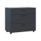 Комод Doros Торн Антрацит 3Ш 90х51.6х80 (DRS-012092)