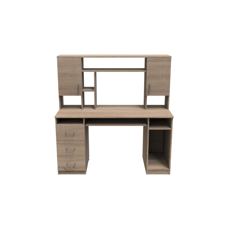 Стол компьютерный Анжело Ferrum-decor 1400x1422x600 ДСП Дуб Сонома 16 мм (FRD-104707)