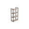 Етажерка 4/60 Ferrum-decor Серії Конект 120x60x28 чорний ДСП Дуб Сан-Марино 16мм (FRD-104237)