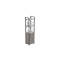Етажерка 3/34 Ferrum-decor Серії Конект з тумбою 144x34x28 Чорний ДСП Бетон (FRD-104427)
