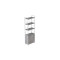 Етажерка 4/60 Ferrum-decor Серії Конект із тумбою 179x60x28 Білий ДСП Бетон (FRD-104497)