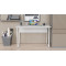 Письменный стол с ящиками Ferrum-decor Оскар 750x1400x600 металл Белый ДСП Бетон 16 мм (FRD-103247)