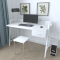 Письмовий стіл Ferrum-decor Комфорт 750x1200x600 Білий метал ДСП Біле 32 мм (FRD-103457)