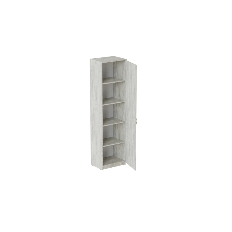 Пенал Анжело Ferrum-decor на 5 полиць із дверима 1900x500x380 ДСП Бетон 16 мм (FRD-104947)