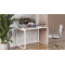 Письмовий стіл Ferrum-decor Серії Конект 75x120x600 білий ДСП Біле 16мм (FRD-104207)