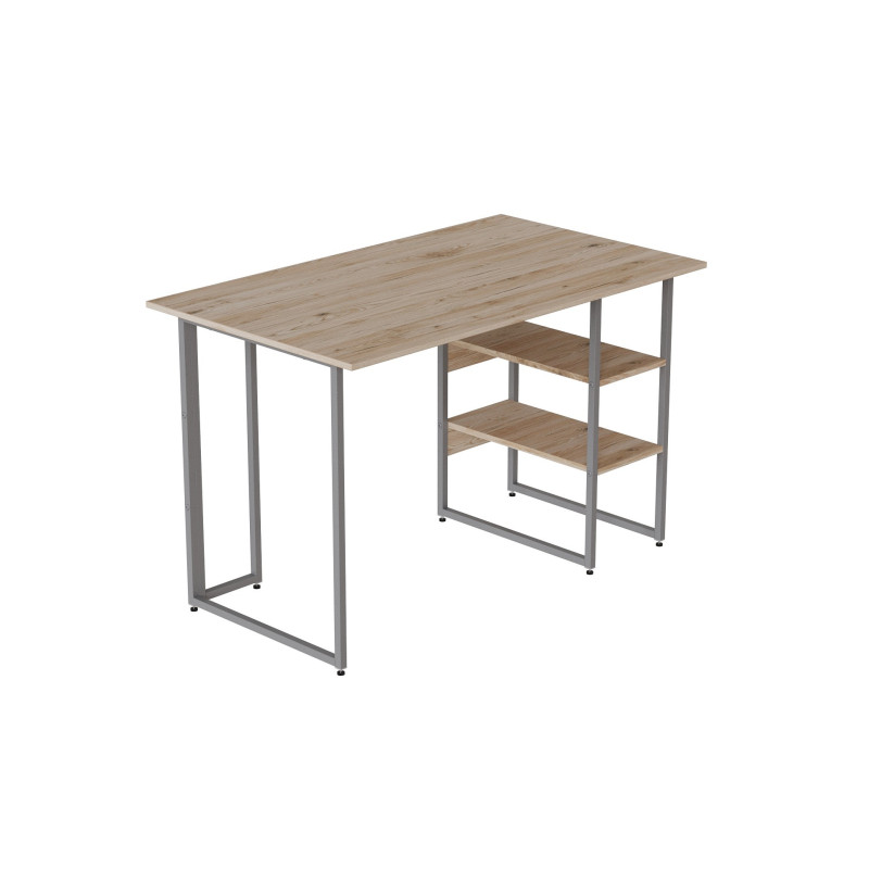 Комп'ютерний стіл Ferrum-decor Кевін 75x120x60 сірий ДСП Дуб Сан-Марино 32мм (FRD-101727)