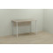 Письмовий стіл Ferrum-decor Курт 75x120x60 білий ДСП Дуб Сонома 16мм (FRD-102207)