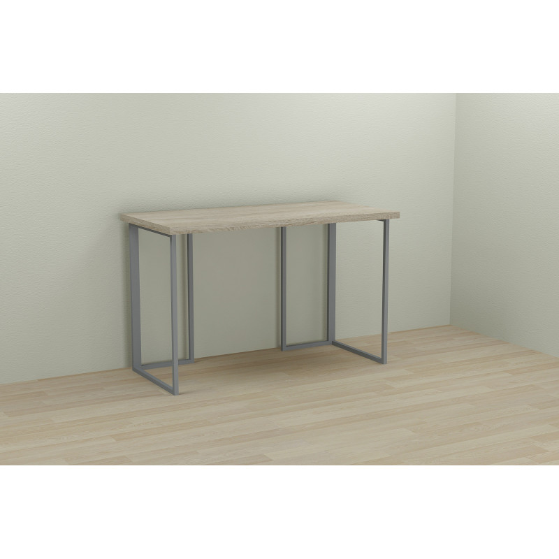 Письмовий стіл Ferrum-decor Ханна 76x100x60 сірий ДСП Дуб Сонома 32мм (FRD-101397)