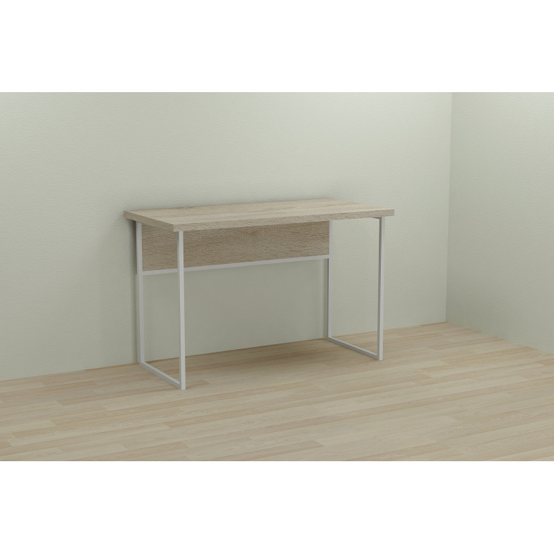 Письменный стол Ferrum-decor Коди 76x100x60 белый ДСП Дуб Сонома 32мм (FRD-101187)