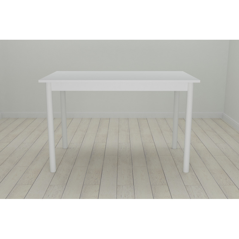 Стіл кухонний Ferrum-decor Беніта 75x120x70 Білий ДСП Біле 16мм (FRD-106275)