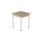 Стол кухонный Ferrum-decor Агата 75x80x80 Белый ДСП Сан-Марино 16мм (FRD-105635)