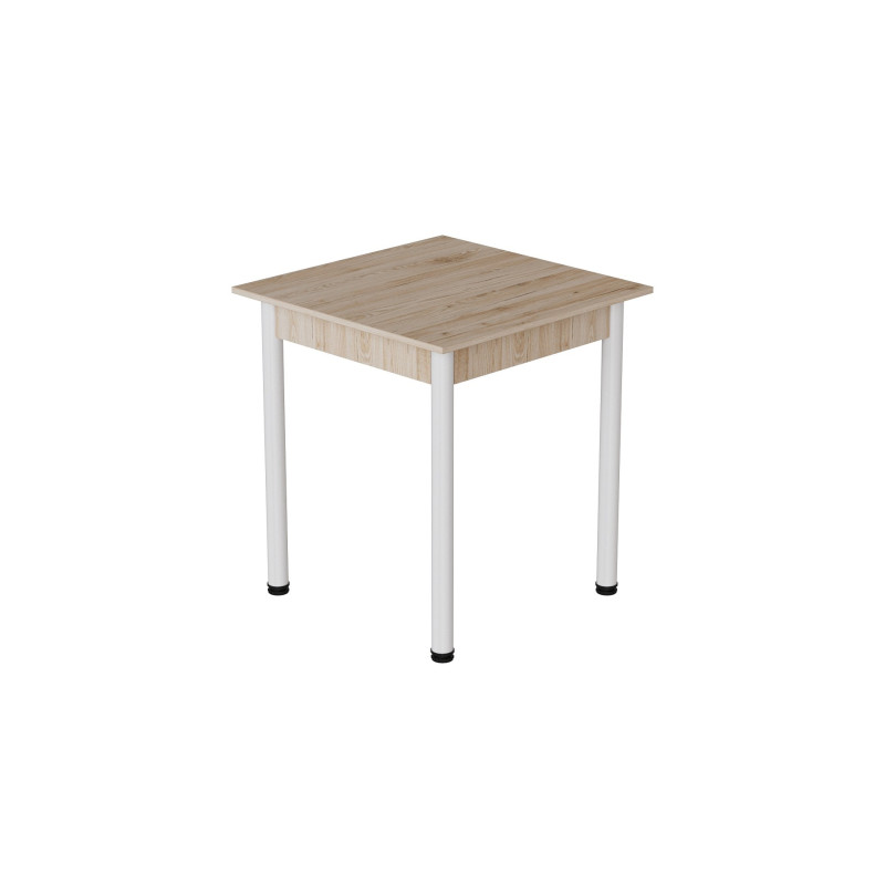 Стол кухонный Ferrum-decor Агата 75x80x80 Белый ДСП Сан-Марино 16мм (FRD-105635)