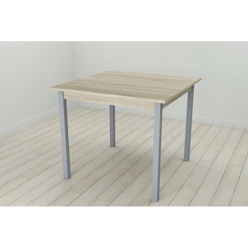 Стол кухонный Ferrum-decor Диего 75x90x90 Серый ДСП Сонома 16мм (FRD-106315)